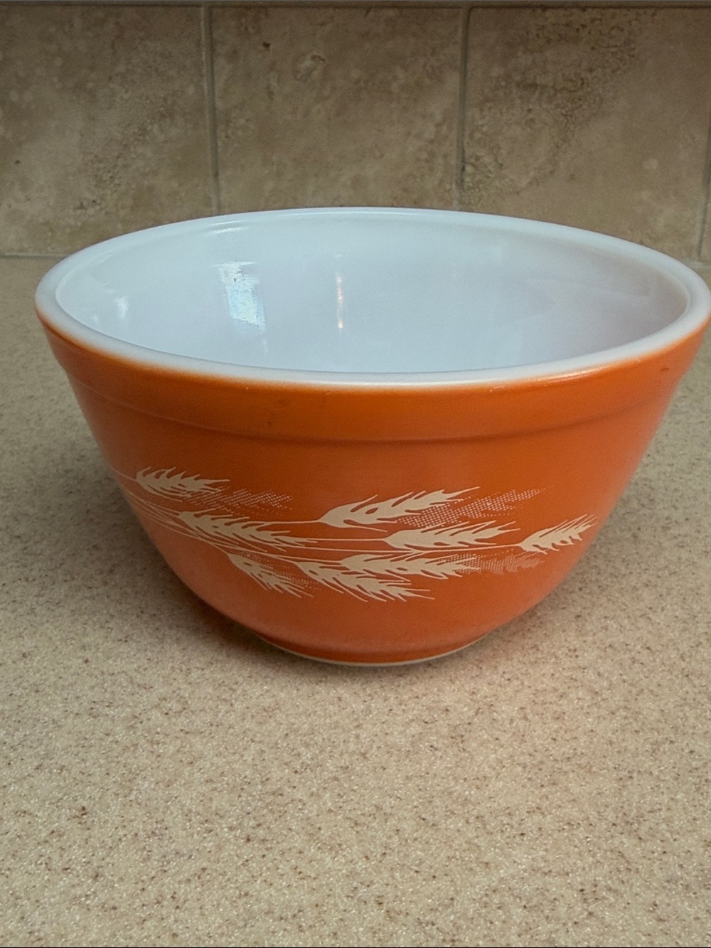 Pyrex Autumn Harvest Wheat Mixing Bowl 401 - Picture 5 of 11
